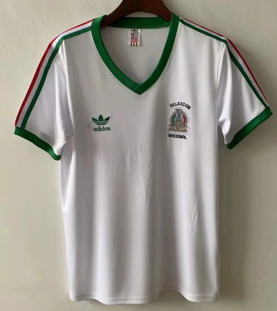 AAA Quality Mexico 1983 Away White Soccer Jersey